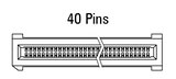 Dimensjon EC.8 rett, 40-polet