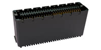 Foto Zero8 Socket, høyprofil, rett, uskjermet, 52-polet