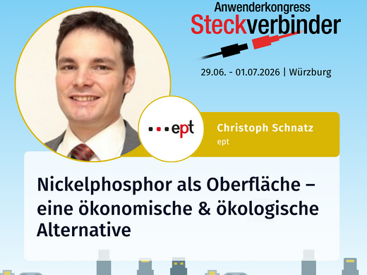 ept holder foredrag om nikkel-fosfor som overflatebehandling på kontaktkongressen 2026 i Würzburg